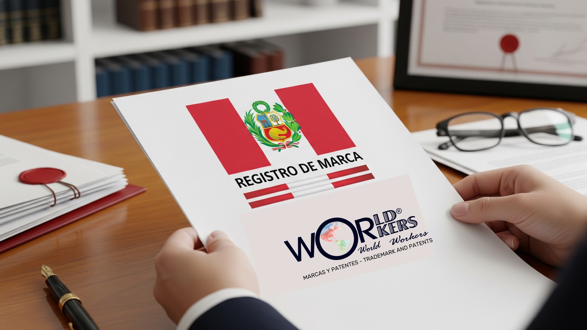 Imagen representativa de la Propiedad Industrial y registro de marcas en Perú